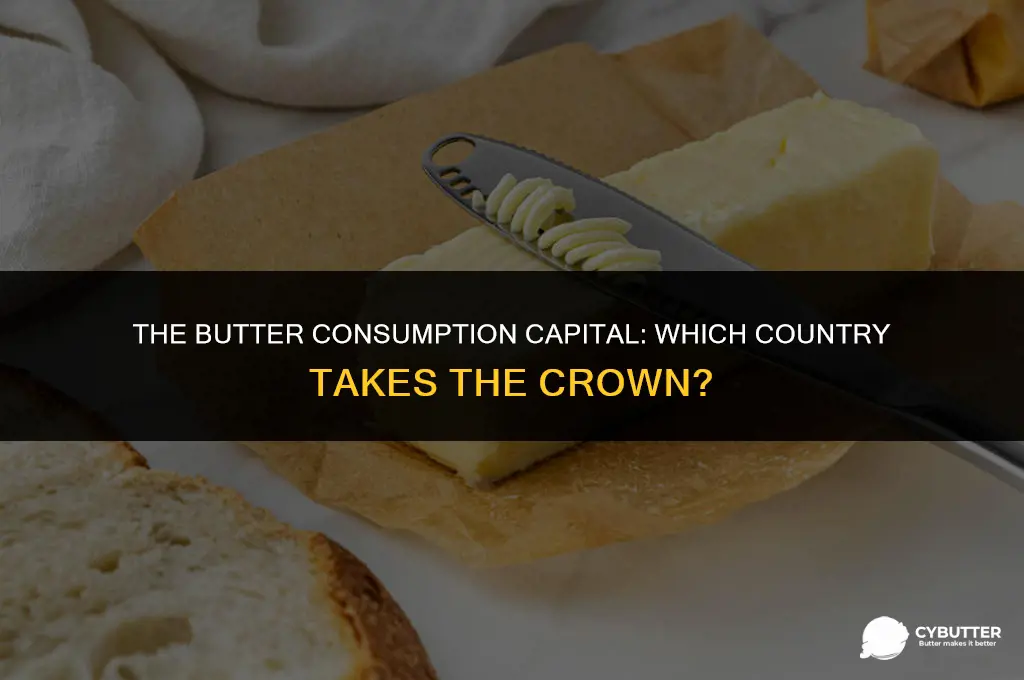 which country eats the most butter