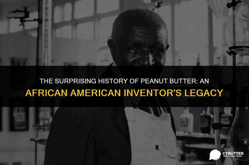 who invented peanut butter black man