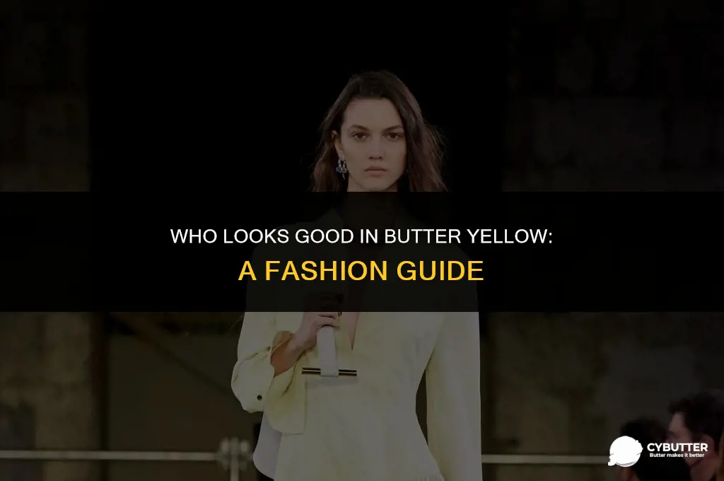who looks good in butter yellow