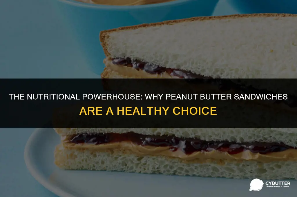 why are peanut butter sandwiches good for you