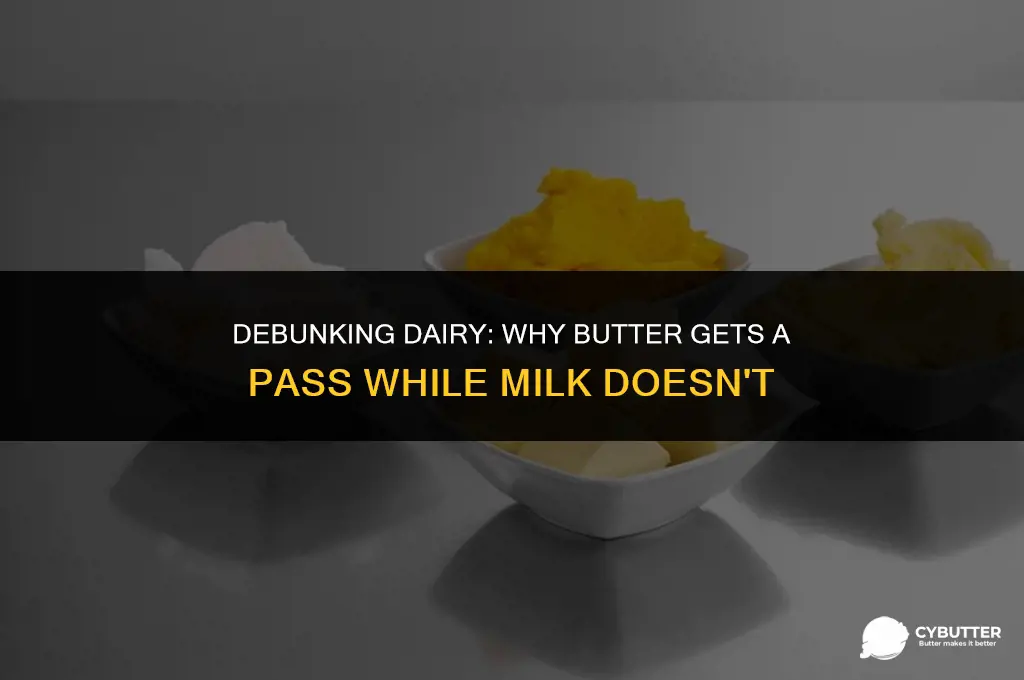 why dariy bad but butter good