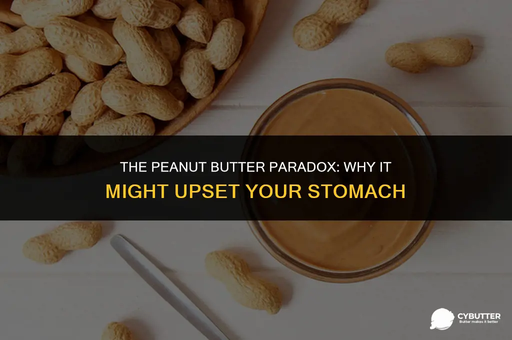 why do i feel bad after eating peanut butter