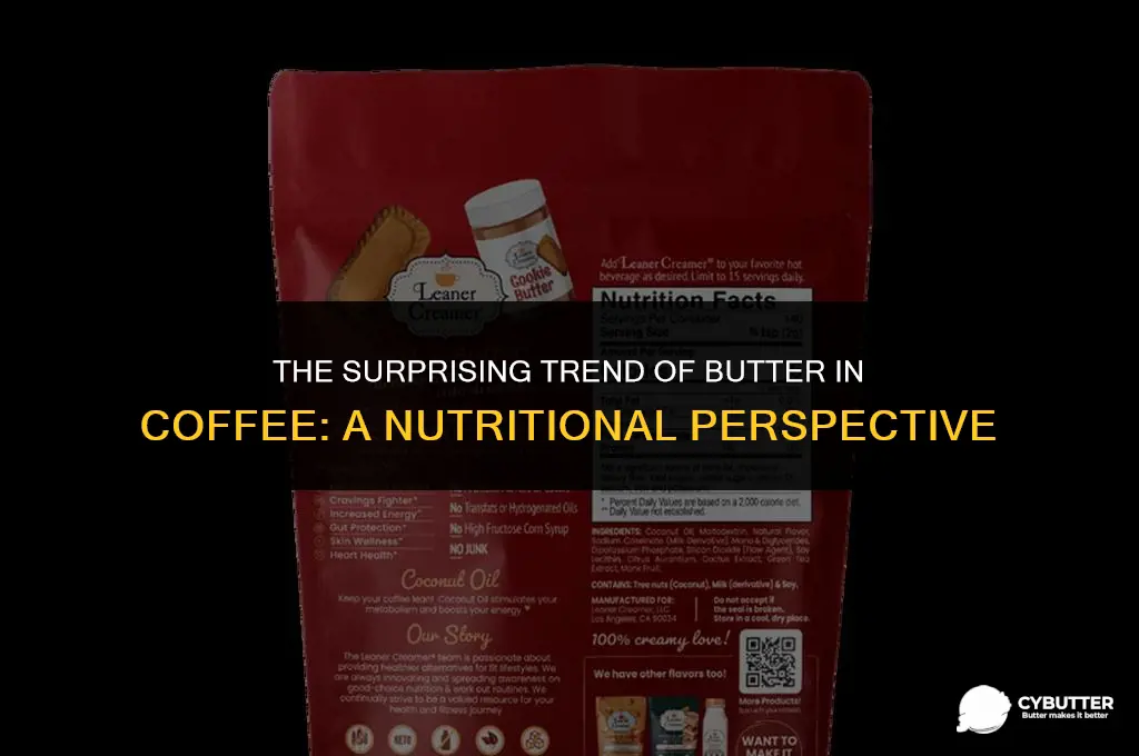 why do people put butter in coffee
