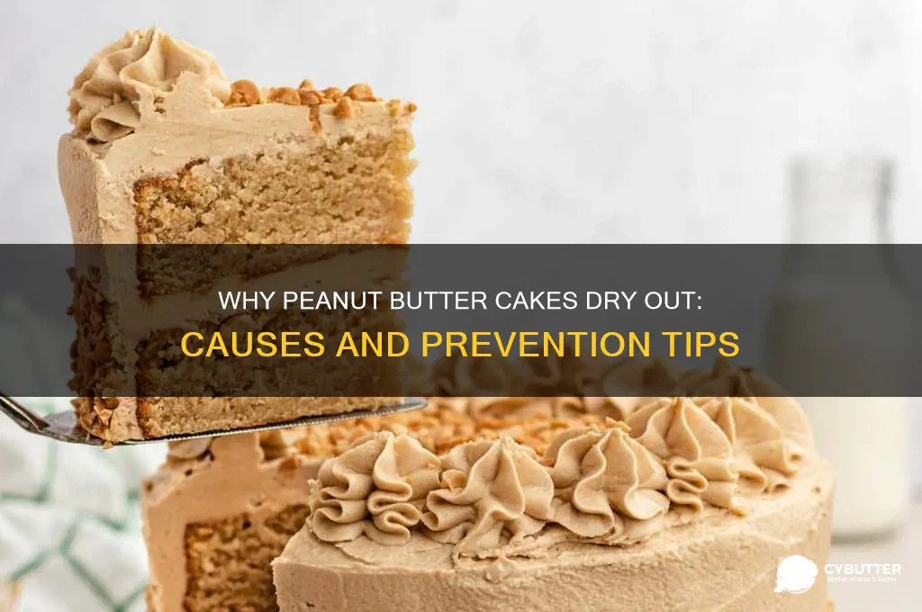 why does peanut butter cake get dry