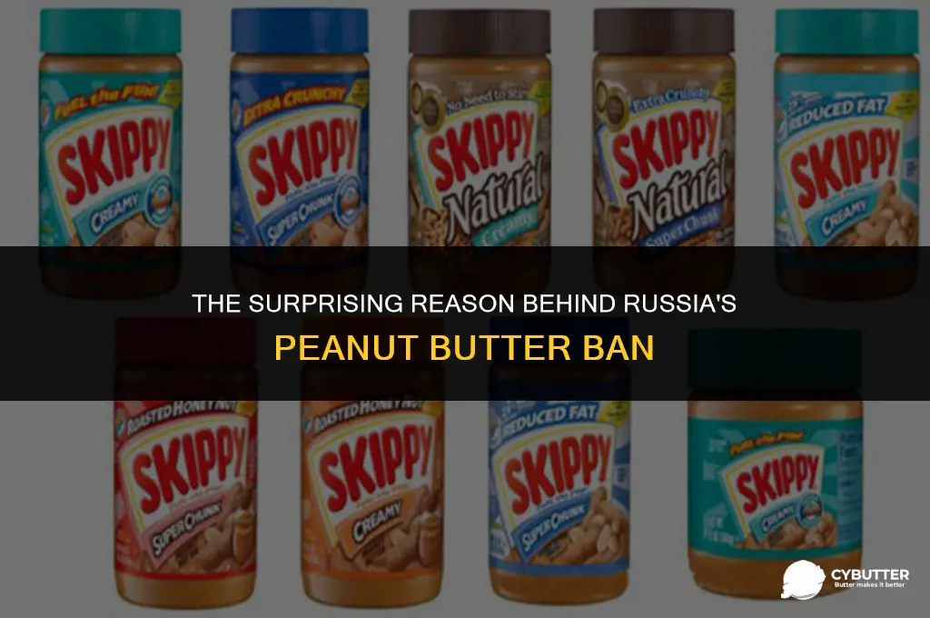 why is peanut butter banned in russia