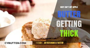 Troubleshooting Apple Butter: Why It's Not Thickening and How to Fix It