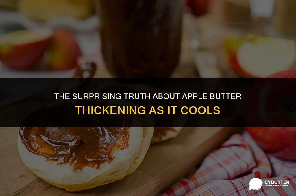 will apple butter thicken as it cools
